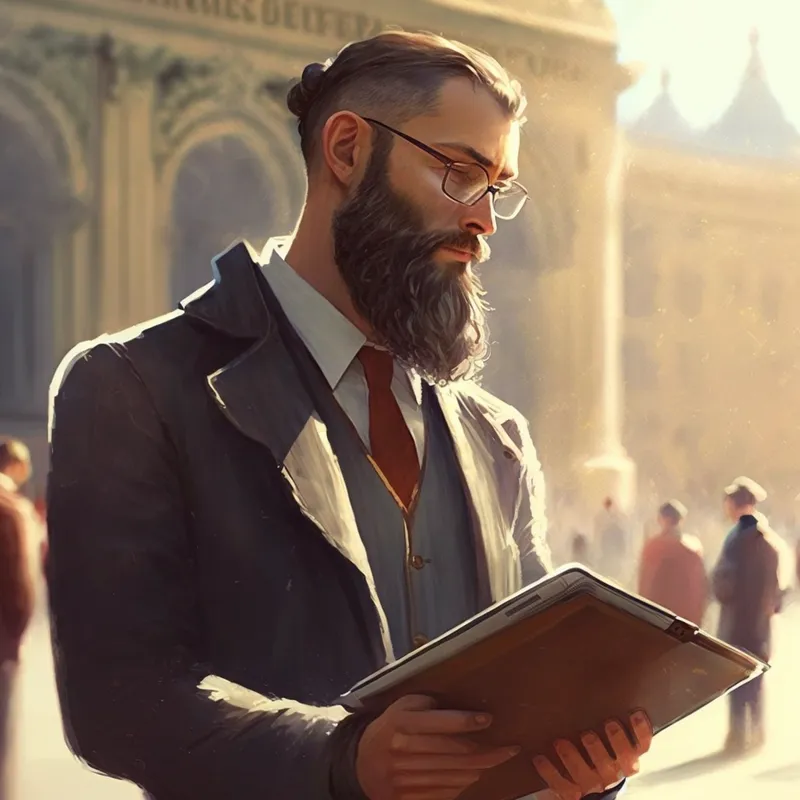 /images/jmstorm_A_cool_bureaucrat_with_a_beard_in_sunlit_plaza_holding__b7e5f386-cf43-489c-bfad-9af01653a1de.webp
